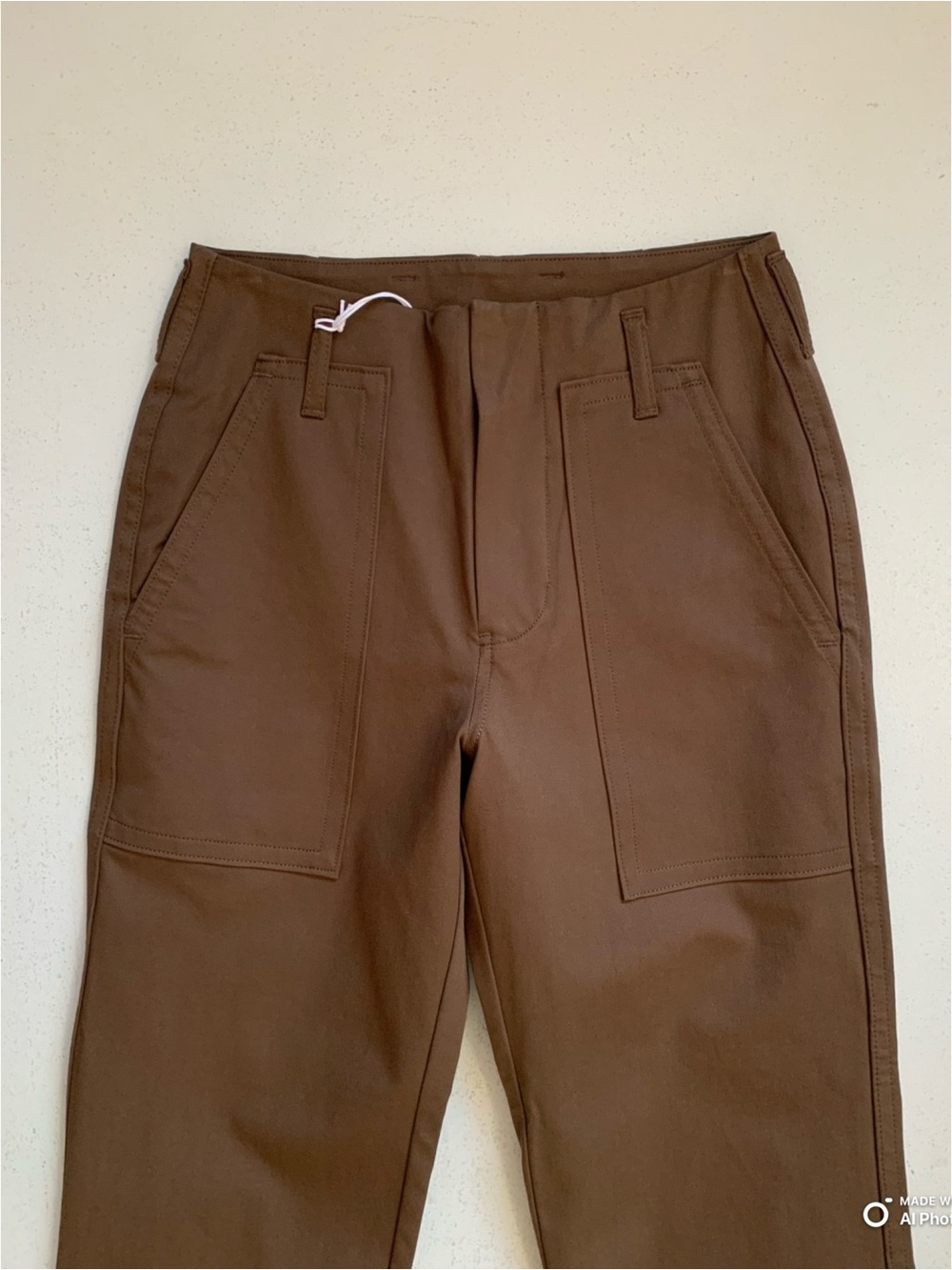 Everlane Cocoa Brown Bi-Stretch Utility Pant Size 00 NWT Fall Casual - Picture 5 of 17